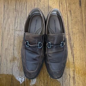 Johnston & Murphy Men's Brown Leather Loafers